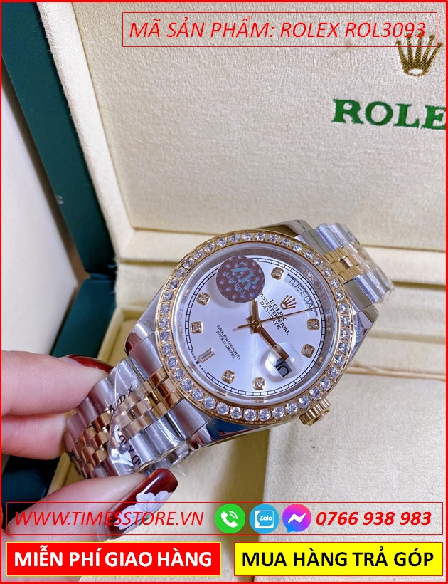 dong-ho-nam-rolex-f1-automatic-2-lich-mat-trang-day-demi-timesstore-vn