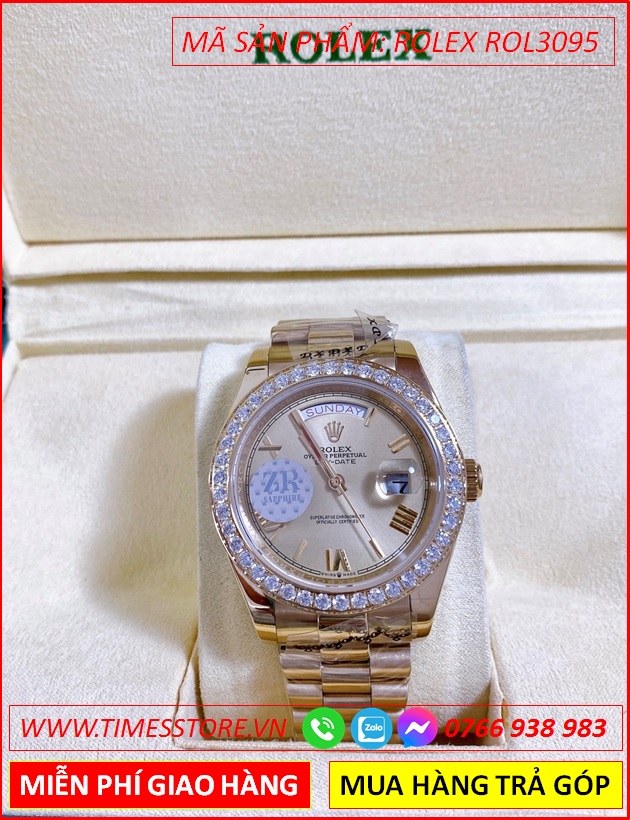 dong-ho-nam-rolex-f1-automatic-2-lich-mat-vang-so-la-ma-day-vang-gold-timesstore-vn