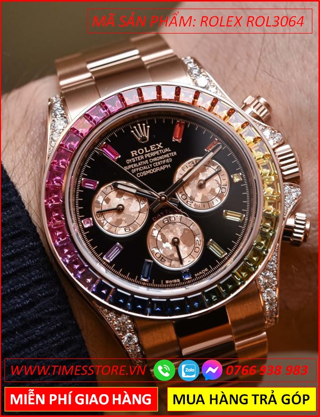 dong-ho-nam-rolex-f1-automatic-daytona-rainbow-day-kim-loai-timesstore-vn