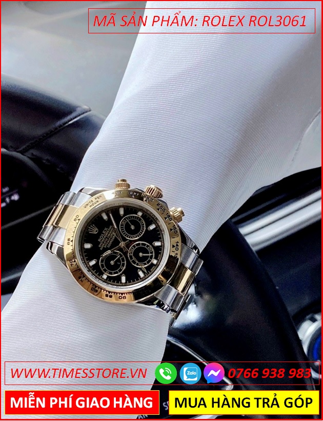 dong-ho-nam-rolex-f1-daytona-automatic-mat-den-day-demi-timesstore-vn