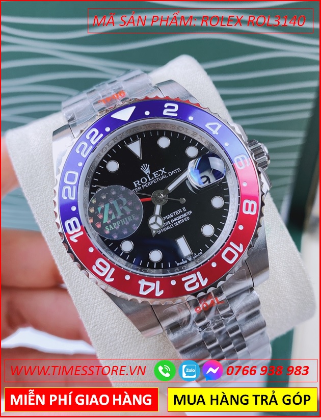 dong-ho-nam-rolex-gmt-masterii-automatic-nieng-do-day-kim-loai-timesstore-vn