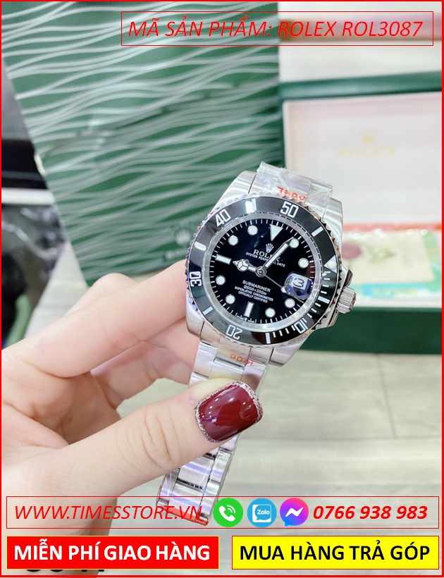 dong-ho-nam-rolex-submariner-automaticmat-den-day-kim-loai-timesstore-vn