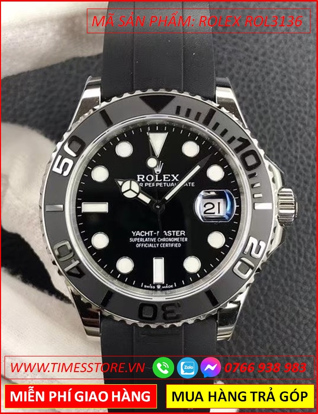 dong-ho-nam-rolex-yacht-master-automatic-mat-full-den-day-sillicone-timesstore-vn