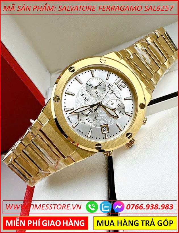 dong-ho-nam-salvatore-ferragamo-f80-chronograph-mat-trang-day-vang-gold-timesstore-vn