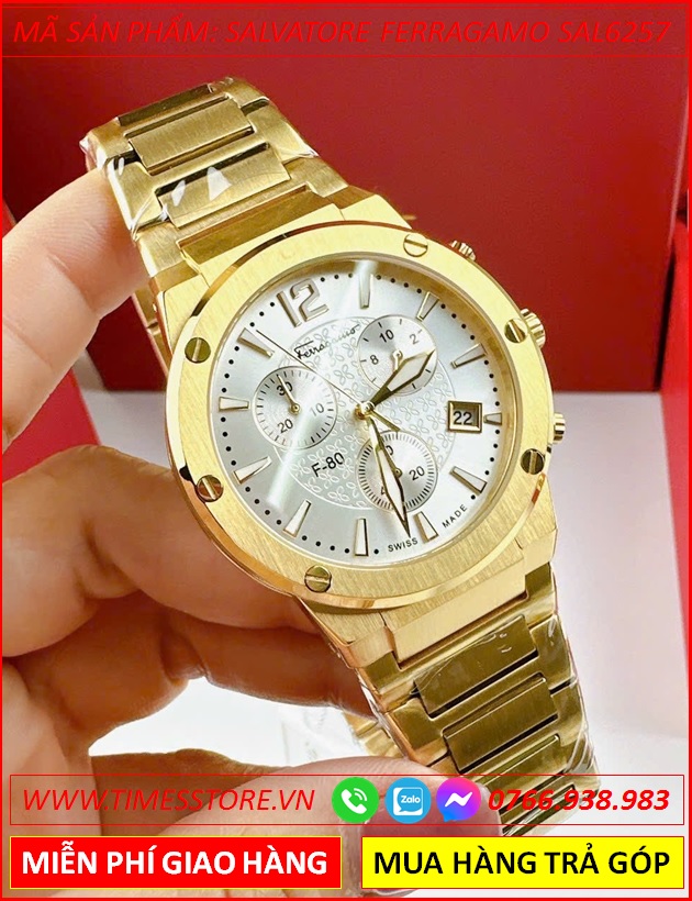 dong-ho-nam-salvatore-ferragamo-f80-chronograph-mat-trang-day-vang-gold-timesstore-vn