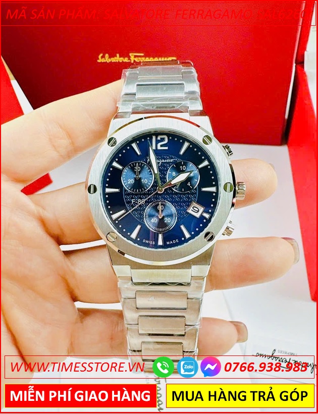 dong-ho-nam-salvatore-ferragamo-f80-chronograph-mat-xanh-duong-day-kim-loai-timesstore-vn