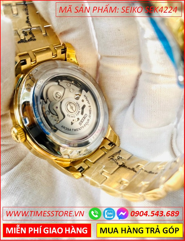 dong-ho-nam-seiko-automatic-mat-tron-den-lo-tim-day-vang-gold-timesstore-vn