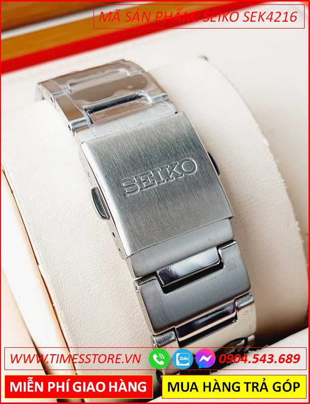 dong-ho-nam-seiko-recraft-automatic-mat-vuong-xanh-duong-day-kim-loai-timesstore-vn