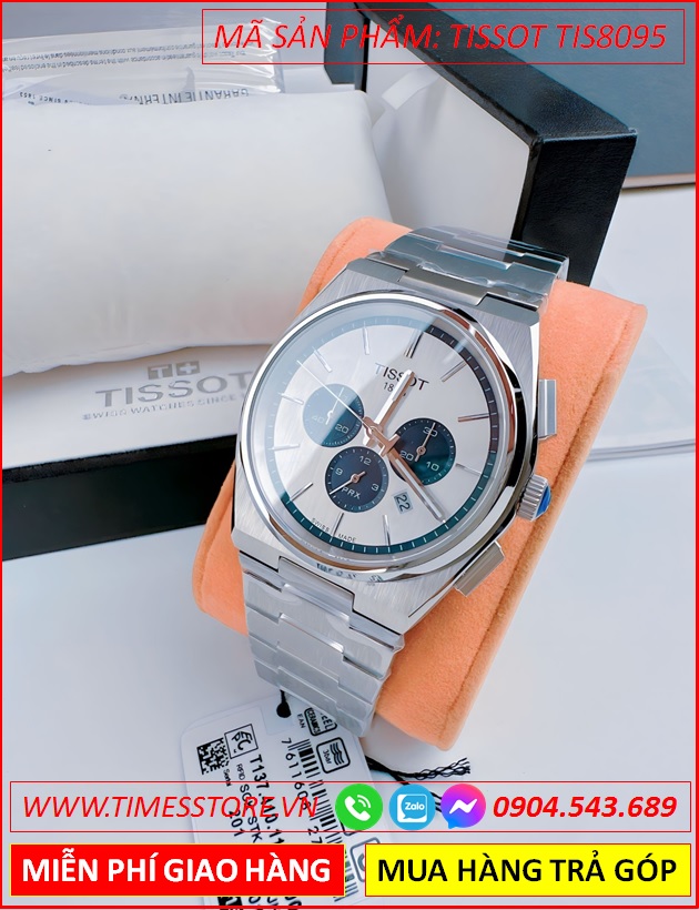 dong-ho-nam-tissot-prx-mat-chronograph-6-kim-day-kim-loai-timesstore-vn