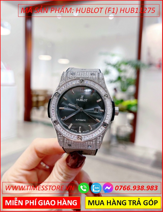 dong-ho-nan-hublot-f1-automatic-mat-dinh-da-day-sillicone-xam-timesstore-vn