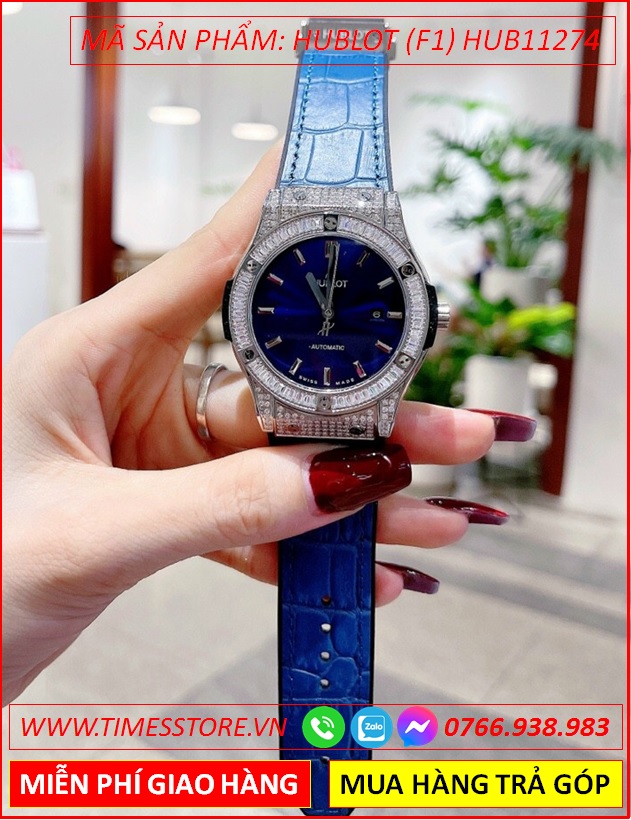 dong-ho-nan-hublot-f1-automatic-mat-dinh-da-day-sillicone-xanh-timesstore-vn