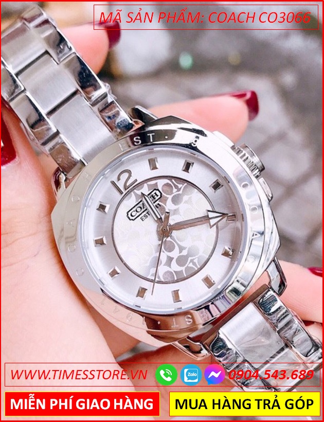 dong-ho-nu-coach-mat-tron-silver-day-kim-loai-timesstore-vn