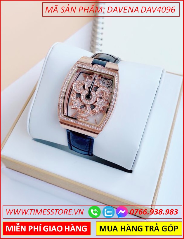 dong-ho-nu-davena-mat-chu-nhat-xoay-rose-gold-day-da-timesstore-vn