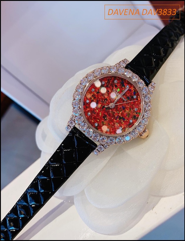 dong-ho-nu-davena-day-da-den-mat-tron-do-dinh-da-swarovski-rose-gold-dep-gia-re-timesstore-vn