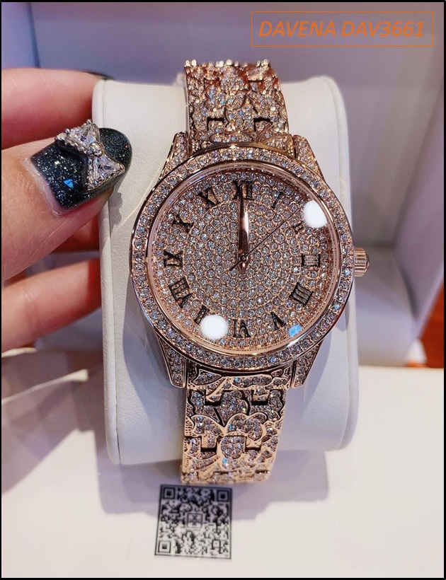 dong-ho-nu-davena-mat-tron-full-da-swarovski-rose-gold-mat-so-la-ma-gia-re-timesstore-vn