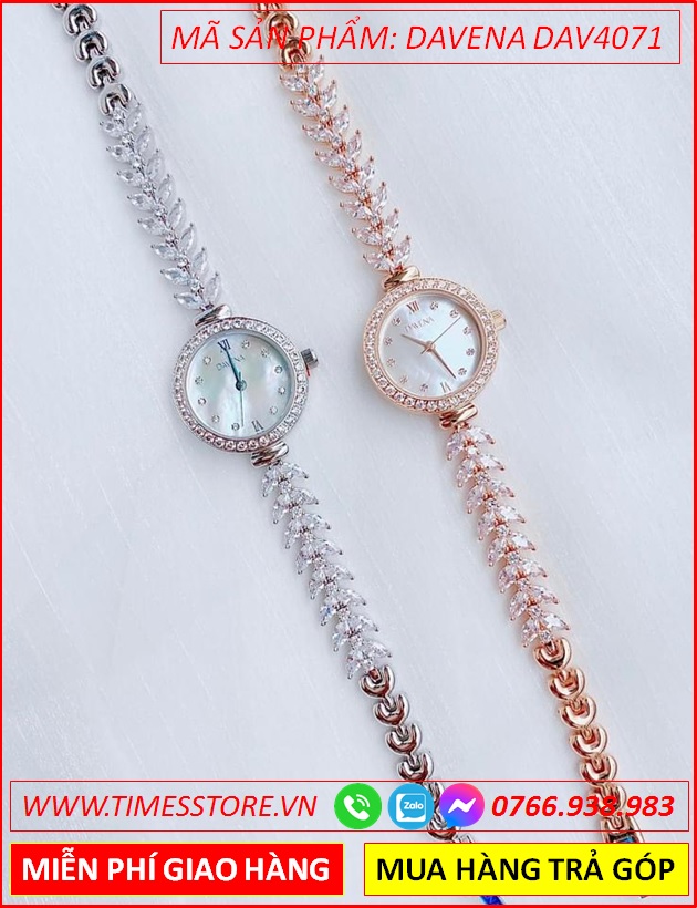 dong-ho-nu-davena-mat-tron-vong-tay-pha-le-rose-gold-timesstore-vn