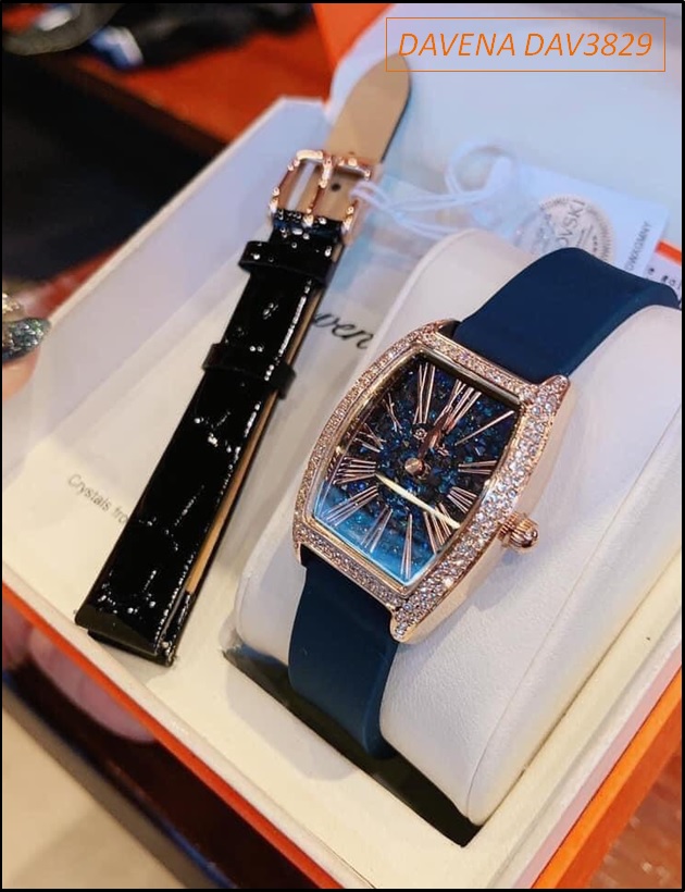 dong-ho-nu-davena-mat-oval-xanh-duong-dinh-da-swarovski-rose-gold-day-cao-su-dep-gia-re-timesstore-vn