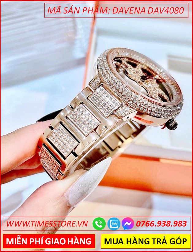 dong-ho-nu-davena-mat-xoay-con-bao-day-kim-loai-rose-gold-timesstore-vn