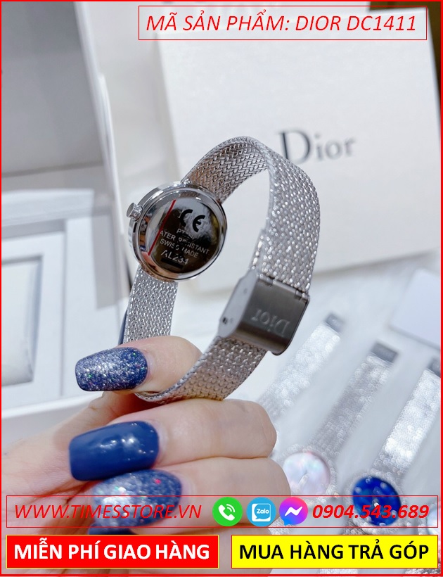 dong-ho-nu-dior-mat-trang-dinh-da-day-mesh-luoi-timesstore-vn