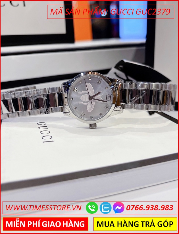 dong-ho-nu-gucci-timeless-mat-hinh-con-ong-day-kim-loai-timesstore-vn