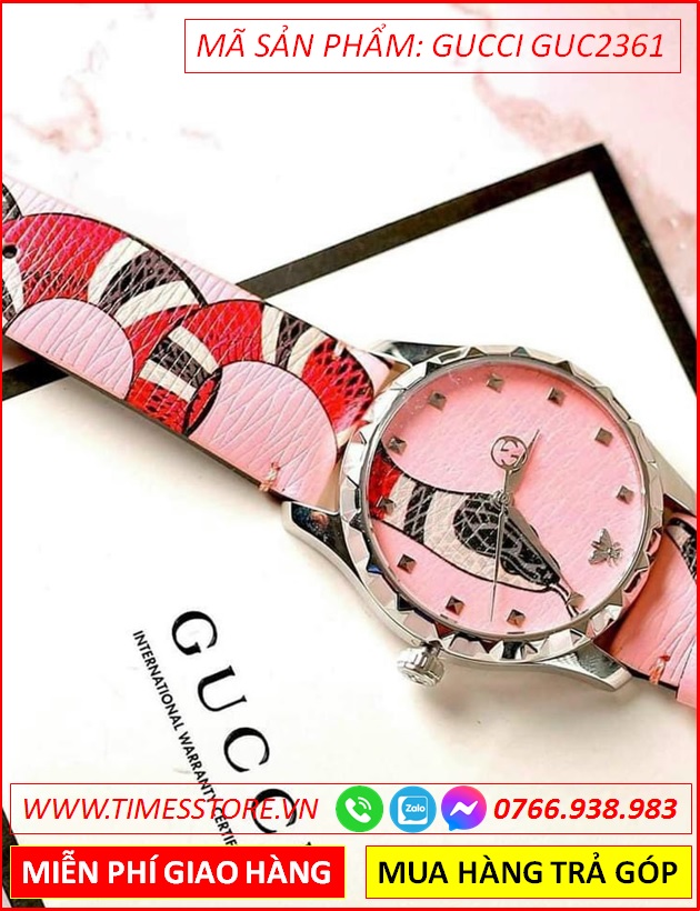 dong-ho-nu-gucci-timeless-mat-tron-day-da-hong-hinh-ran-timesstore-vn