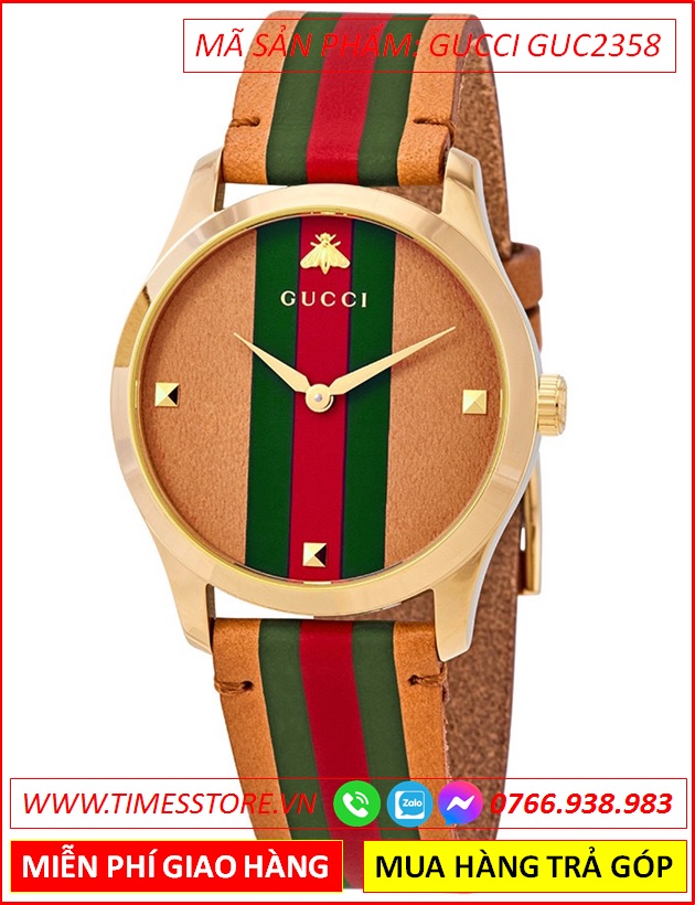 dong-ho-nu-gucci-timeless-mat-tron-vang-gold-day-da-nau-bo-timesstore-vn