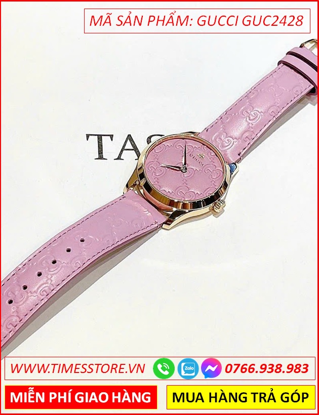 dong-ho-nu-gucci-timeless-mat-tron-vang-gold-day-da-tim-timesstore-vn