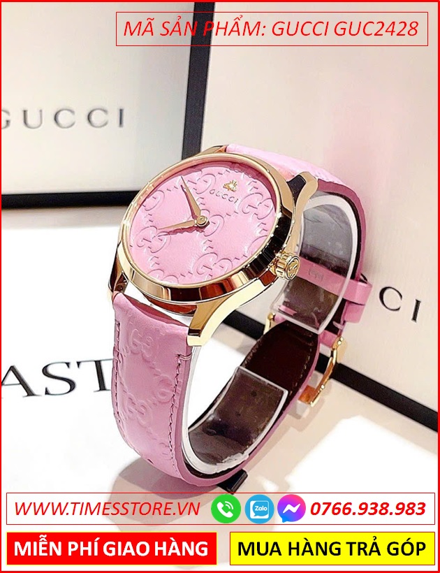 dong-ho-nu-gucci-timeless-mat-tron-vang-gold-day-da-tim-timesstore-vn