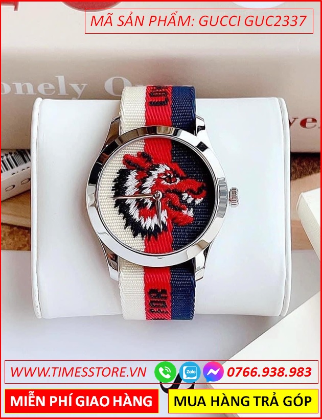 dong-ho-nu-gucci-unisex-mat-soi-day-nato-soc-3-mau-timesstore-vn