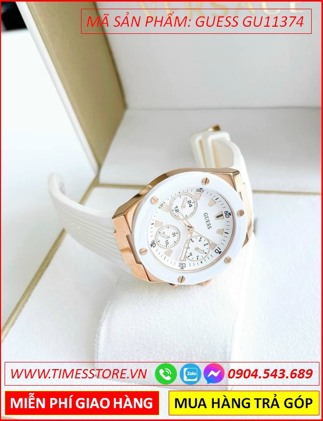 dong-ho-nu-guess-athena-mat-tron-day-cao-su-trang-thoi-trang-dep-timesstore-vn