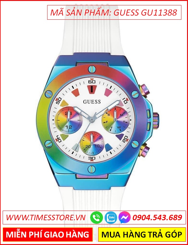 dong-ho-nu-guess-athena-mat-tron-nhieu-mau-day-cao-su-trang-thoi-trang-timesstore-vn
