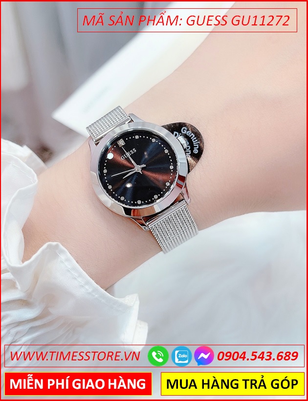 dong-ho-nu-guess-chelsea-mat-tron-den-day-kim-loai-mesh-silver-thoi-trang-dep-timesstore-vn