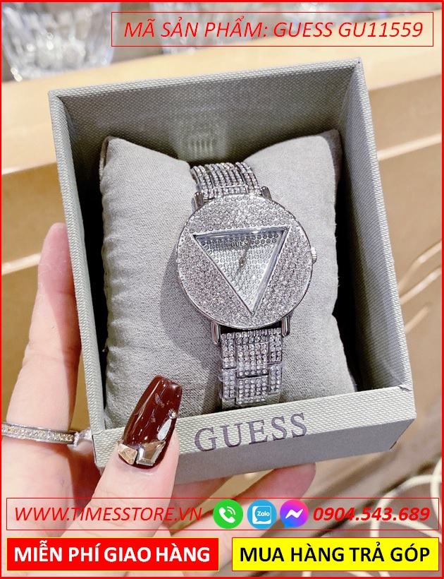 dong-ho-nu-guess-ladies-trend-mat-tron-dinh-da-day-kim-loai-timesstore-vn