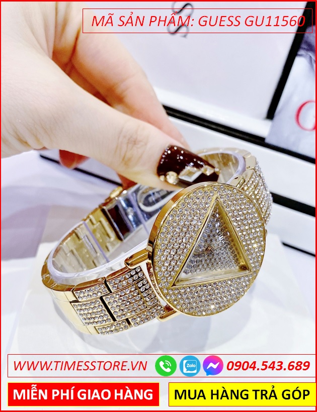 dong-ho-nu-guess-ladies-trend-mat-tron-dinh-da-day-vang-gold-timesstore-vn