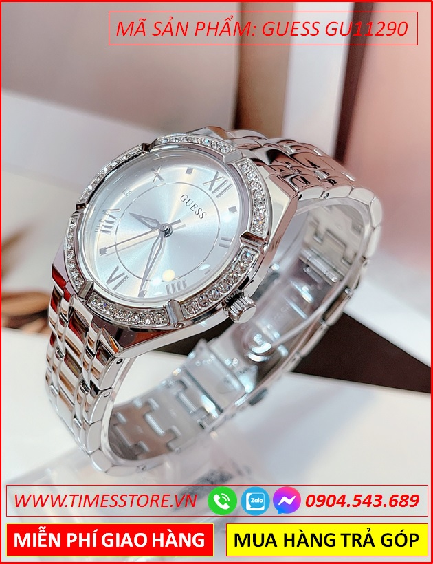 dong-ho-nu-guess-luxury-mat-trang-vien-da-swarovski-day-kim-loai-silver-thoi-trang-dep-gia-re-timesstore-vn