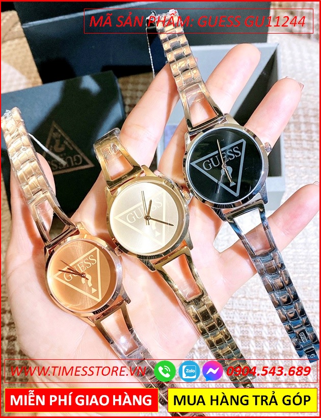 dong-ho-nu-guess-luxury-mat-tron-den-day-kim-loai-silver-thoi-trang-dep-timesstore-vn