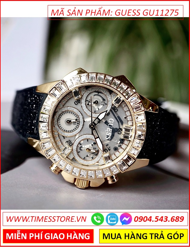 dong-ho-nu-guess-mat-tron-chronograph-dinh-da-swarovski-vang-gold-day-cao-su-nhu-den-thoi-trang-dep-timesstore-vn