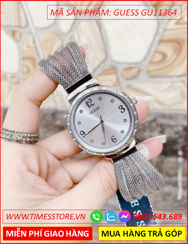 dong-ho-nu-guess-mat-tron-dinh-da-day-mesh-luoi-silver-thoi-trang-dep-timesstore-vn