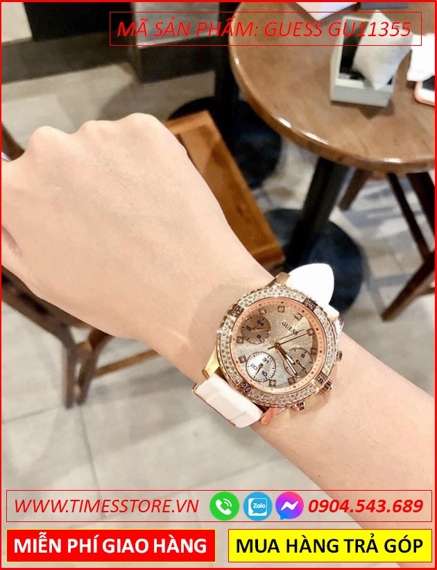 dong-ho-nu-guess-mat-tron-dinh-da-swarovski-rose-gold-day-silicone-trang-thoi-trang-dep-timesstore-vn