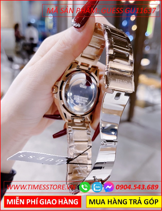 dong-ho-nu-guess-queen-multifunction-day-kim-loai-rose-gold-timesstore-vn