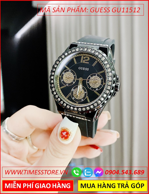 dong-ho-nu-guess-tua-hublot-mat-dinh-da-full-den-day-sillicone-timesstore-vn