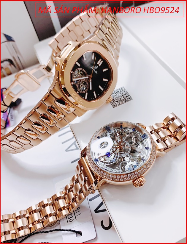 dong-ho-nu-hanboro-automatic-mat-tron-lo-may-day-kim-loai-rose-gold-dep-gia-re-timesstore-vn