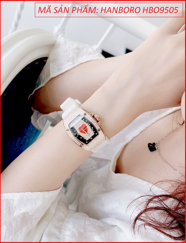 dong-ho-nu-hanboro-mat-trai-tim-do-full-da-swarovski-rose-day-silicone-trang-dep-gia-re-chinh-hang-timesstore-vn