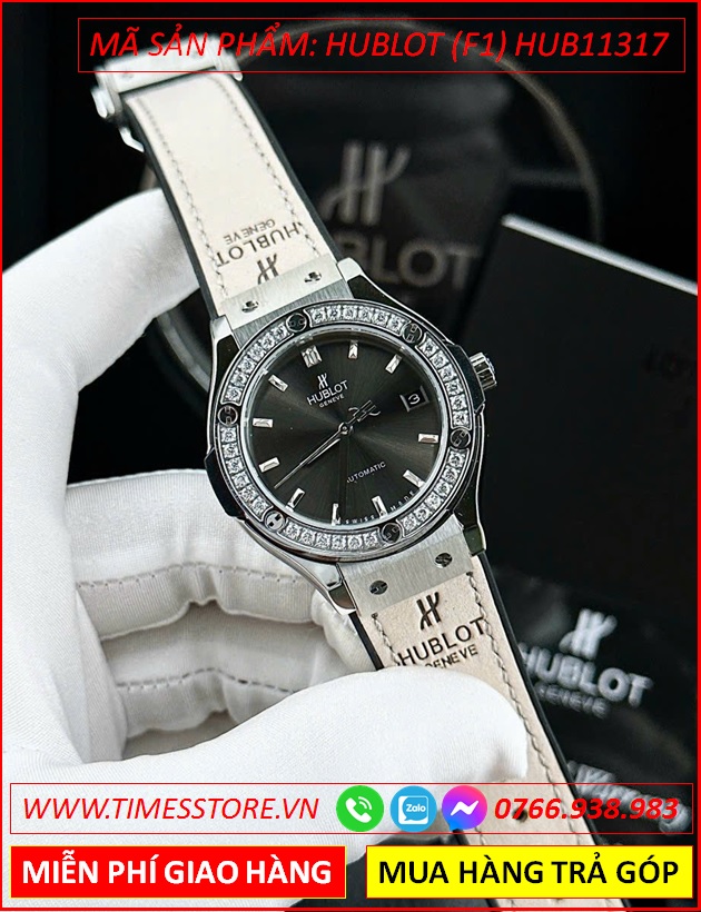 dong-ho-nu-hublot-f1-automatic-mat-tron-dinh-da-day-silicone-xam-timesstore-vn