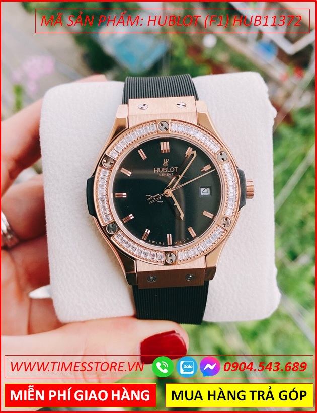 dong-ho-nu-hublot-f1-mat-tron-rose-gold-dinh-da-day-silicone-timesstore-vn