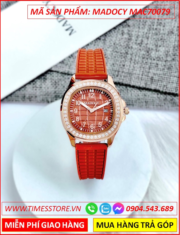 dong-ho-nu-madocy-tua-patek-phillipe-mat-dinh-da-day-silicone-nau-timesstore-vn