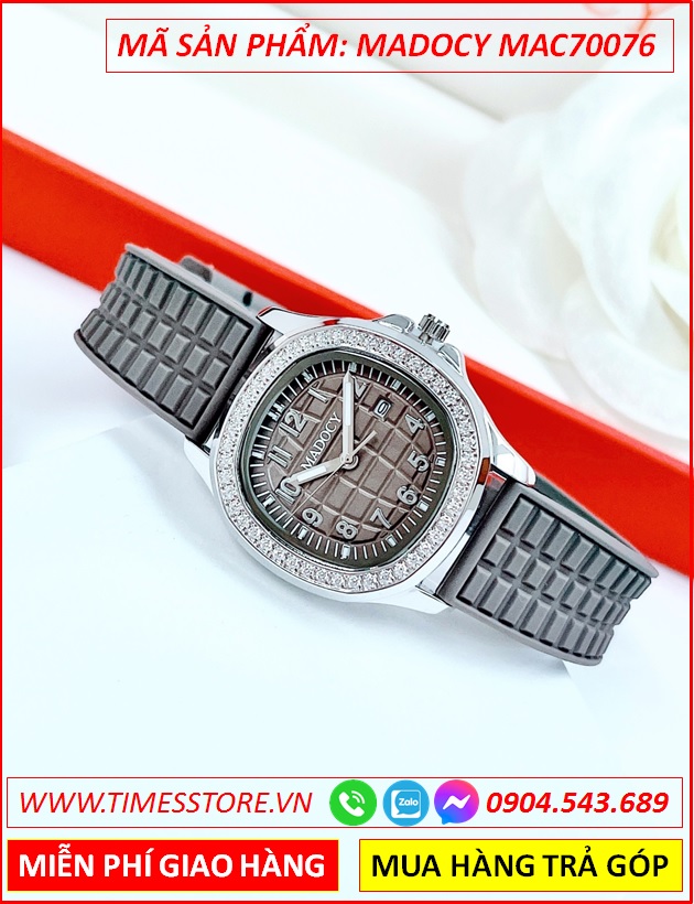 dong-ho-nu-madocy-tua-patek-phillipe-mat-dinh-da-day-silicone-xam-timesstore-vn