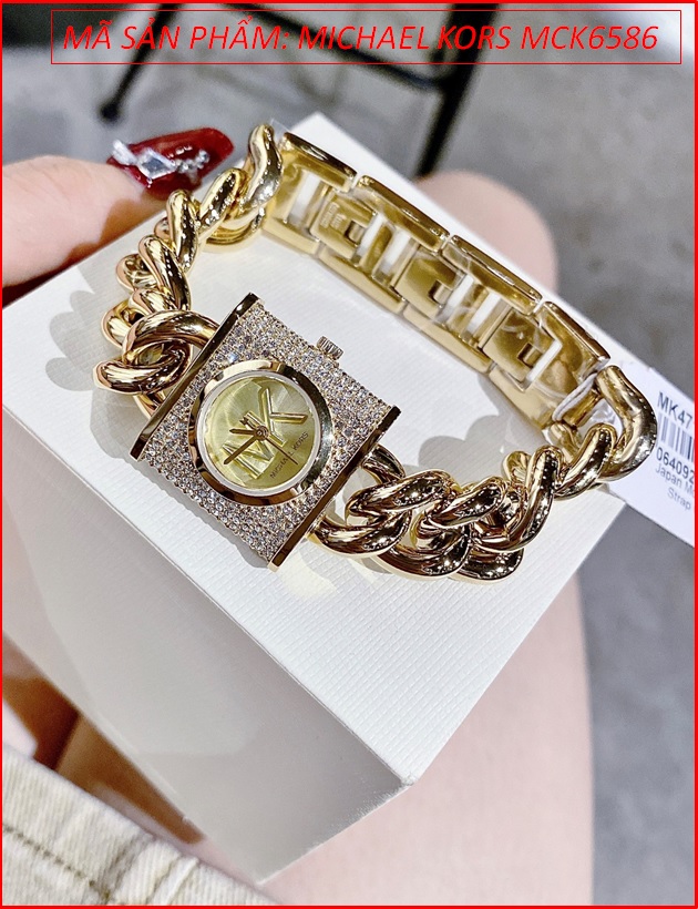 dong-ho-nu-michael-kors-chain-lock-mat-vuong-dinh-da-day-mat-xich-vang-gold-timesstore-vn