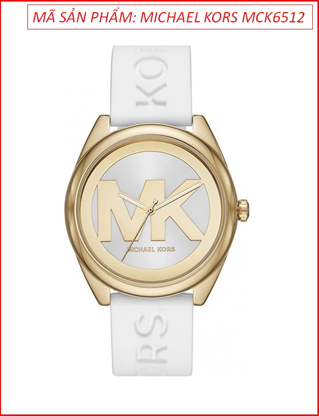 dong-ho-nu-michael-kors-janelle-mat-hoa-tiet-logo-vang-gold-sillicone-trang-timesstore-vn