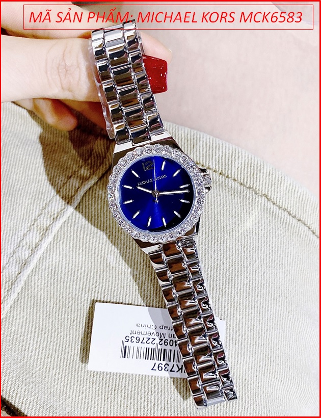 dong-ho-nu-michael-kors-mini-lenox-mat-xanh-dinh-da-day-kim-loai-timesstore-vn